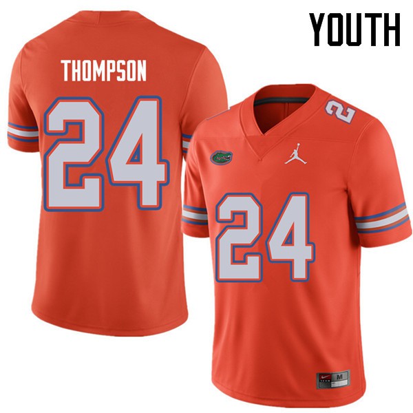 Jordan Brand Youth #24 Mark Thompson Florida Gators College Football Jersey Orange